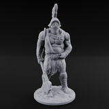 Sword Dragging Human Gladiators Miniature for Dungeons and Dragons, Pathfinder or other TTRPGs