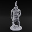 Sword Dragging Human Gladiator B Miniature for Dungeons and Dragons, Pathfinder or other TTRPGs