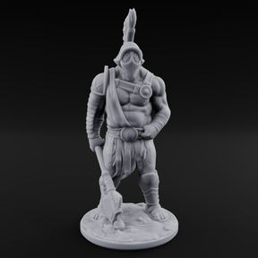 Sword Dragging Human Gladiator B Miniature for Dungeons and Dragons, Pathfinder or other TTRPGs