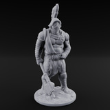 Sword Dragging Human Gladiators Miniature for Dungeons and Dragons, Pathfinder or other TTRPGs