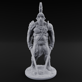 Sword Dragging Human Gladiators Miniature for Dungeons and Dragons, Pathfinder or other TTRPGs