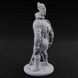 Sword Dragging Human Gladiator C Miniature for Dungeons and Dragons, Pathfinder or other TTRPGs