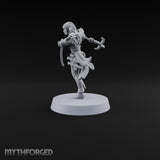 Never Lands Twice in One Spot Human Female Rogue with Twin Curved Blades — Rope