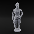 Suns Out Guns Out Human Mercenary A Miniature for Dungeons and Dragons, Pathfinder or other TTRPGs