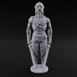 Suns Out Guns Out Human Mercenary B Miniature for Dungeons and Dragons, Pathfinder or other TTRPGs
