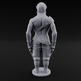 Suns Out Guns Out Human Mercenary B Miniature for Dungeons and Dragons, Pathfinder or other TTRPGs