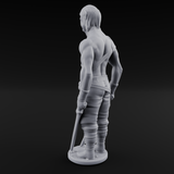 Suns Out Guns Out Human Mercenary B Miniature for Dungeons and Dragons, Pathfinder or other TTRPGs