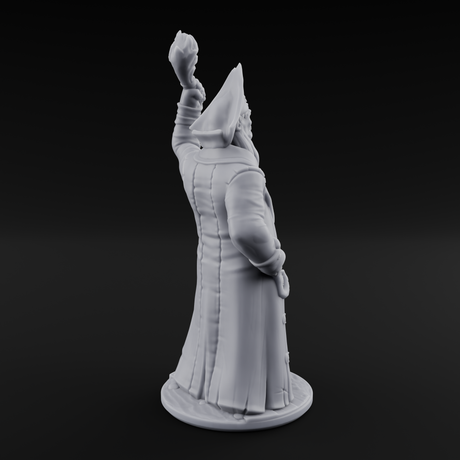 Belly Out Treasure Hunting Human Pirate Captain Miniature for Dungeons and Dragons, Pathfinder or other TTRPGs