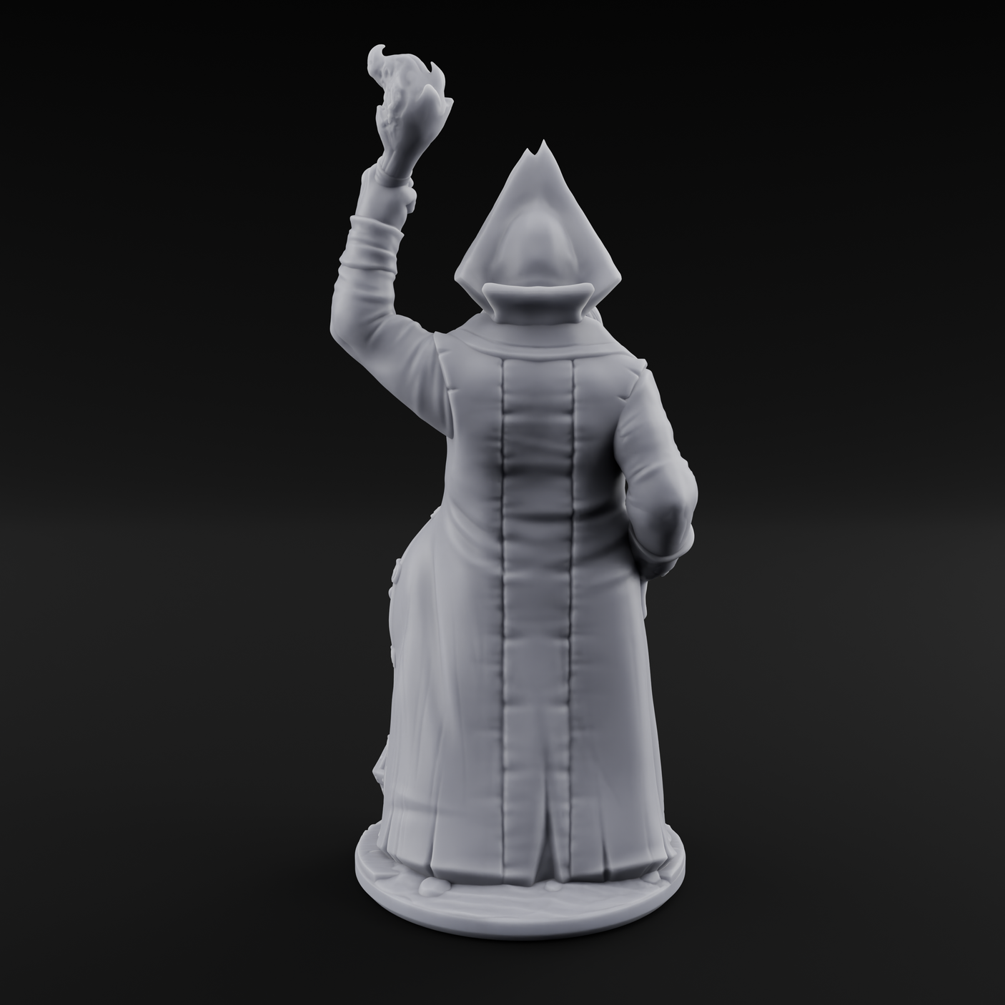 Belly Out Treasure Hunting Human Pirate Captain Miniature for Dungeons and Dragons, Pathfinder or other TTRPGs