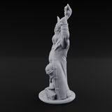Belly Out Treasure Hunting Human Pirate Captain Miniature for Dungeons and Dragons, Pathfinder or other TTRPGs