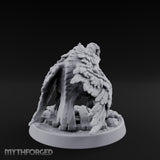 Hunched Rotting Zombie Vulture Miniature for Dungeons and Dragons, Pathfinder or other TTRPGs