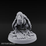 Hunched Rotting Zombie Vulture Miniature for Dungeons and Dragons, Pathfinder or other TTRPGs