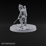 Eyes on the Trail Human Scout D Miniature for Dungeons and Dragons, Pathfinder or other TTRPGs