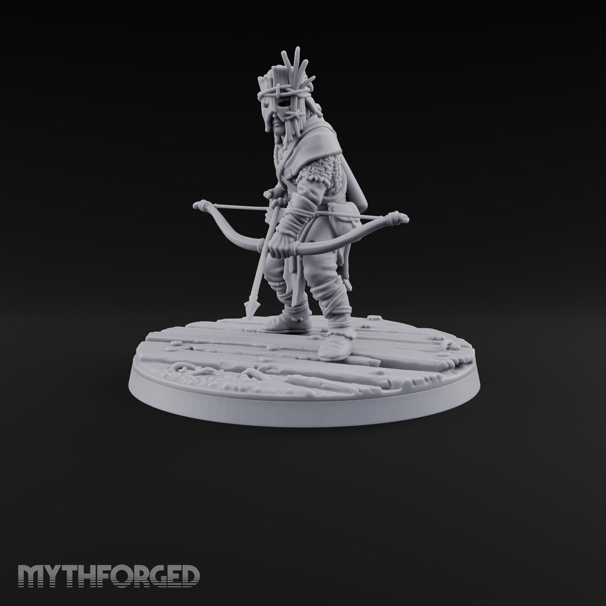 Eyes on the Trail Human Scout D Miniature for Dungeons and Dragons, Pathfinder or other TTRPGs