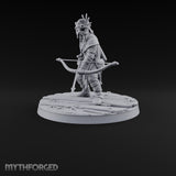 Eyes on the Trail Human Scout D Miniature for Dungeons and Dragons, Pathfinder or other TTRPGs