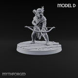 Eyes on the Trail Human Scout D Miniature for Dungeons and Dragons, Pathfinder or other TTRPGs