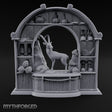 Ibex-Display Rope-Trimmed Adventurer's Shop Front Miniature for Dungeons and Dragons, Pathfinder or other TTRPGs