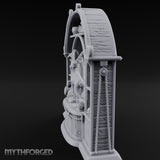 Ibex-Display Rope-Trimmed Adventurer's Shop Front Miniature for Dungeons and Dragons, Pathfinder or other TTRPGs