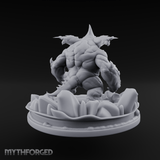 Mouth Wide Open Ice Imp Miniature for Dungeons and Dragons, Pathfinder or other TTRPGs