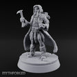 Ice Pick Wielding Human Ranger Miniature for Dungeons and Dragons, Pathfinder or other TTRPGs