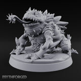 Tongue Out, Frost In Giant Toad Monster