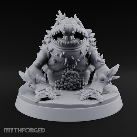 Tongue Out, Frost In Giant Toad Monster