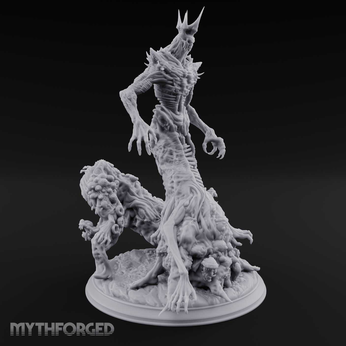 Rising From Corruption Undead Lich Miniature for Dungeons and Dragons, Pathfinder or other TTRPGs