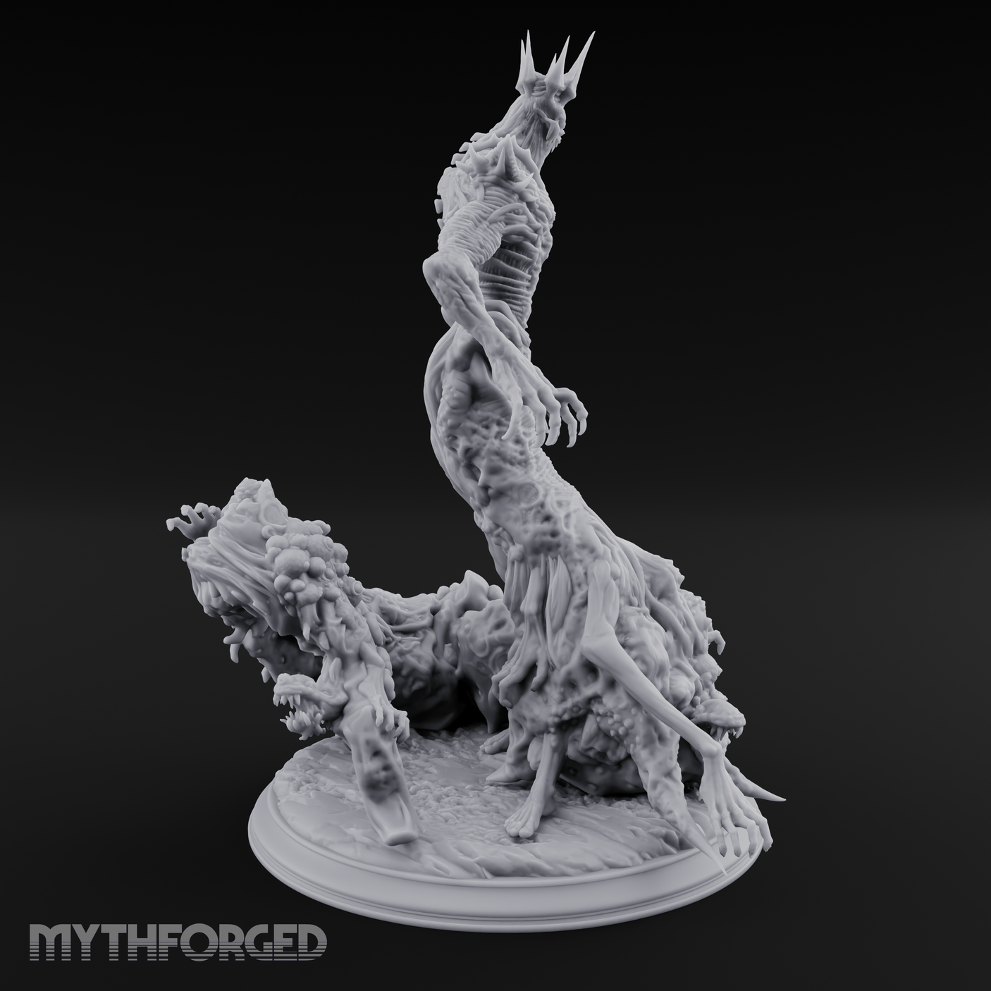 Rising From Corruption Undead Lich Miniature for Dungeons and Dragons, Pathfinder or other TTRPGs