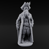 Tentacle Stroking Mind Flayer Captain Miniature for Dungeons and Dragons, Pathfinder or other TTRPGs