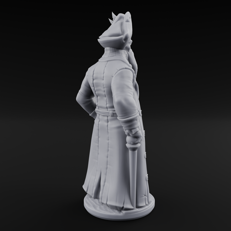 Tentacle Stroking Mind Flayer Captain Miniature for Dungeons and Dragons, Pathfinder or other TTRPGs