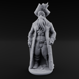 Tentacle Stroking Mind Flayer Captain Miniature for Dungeons and Dragons, Pathfinder or other TTRPGs