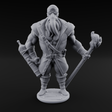 Torch Bearing Buccaneer Mind Flayer Pirate A Miniature for Dungeons and Dragons, Pathfinder or other TTRPGs