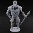 Torch Bearing Buccaneer Mind Flayer Pirate B Miniature for Dungeons and Dragons, Pathfinder or other TTRPGs