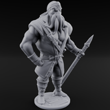 Torch Bearing Buccaneer Mind Flayer Pirates Miniature for Dungeons and Dragons, Pathfinder or other TTRPGs