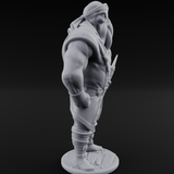 Torch Bearing Buccaneer Mind Flayer Pirate B Miniature for Dungeons and Dragons, Pathfinder or other TTRPGs