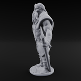 Torch Bearing Buccaneer Mind Flayer Pirate B Miniature for Dungeons and Dragons, Pathfinder or other TTRPGs