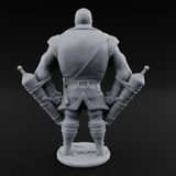 Torch Bearing Buccaneer Mind Flayer Pirate C Miniature for Dungeons and Dragons, Pathfinder or other TTRPGs