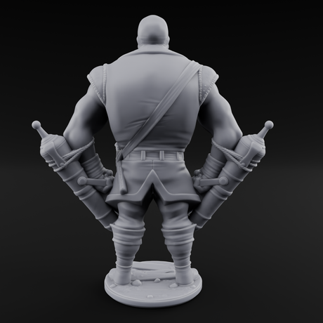 Torch Bearing Buccaneer Mind Flayer Pirate C Miniature for Dungeons and Dragons, Pathfinder or other TTRPGs