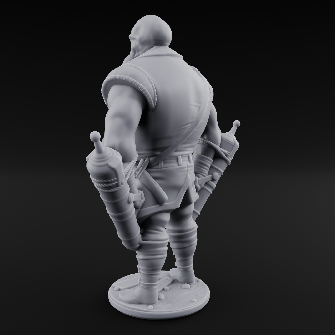 Torch Bearing Buccaneer Mind Flayer Pirate C Miniature for Dungeons and Dragons, Pathfinder or other TTRPGs