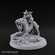 Riding The Beast Imp Miniature for Dungeons and Dragons, Pathfinder or other TTRPGs