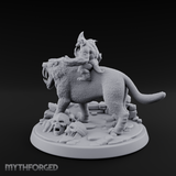Riding The Beast Imp Miniature for Dungeons and Dragons, Pathfinder or other TTRPGs