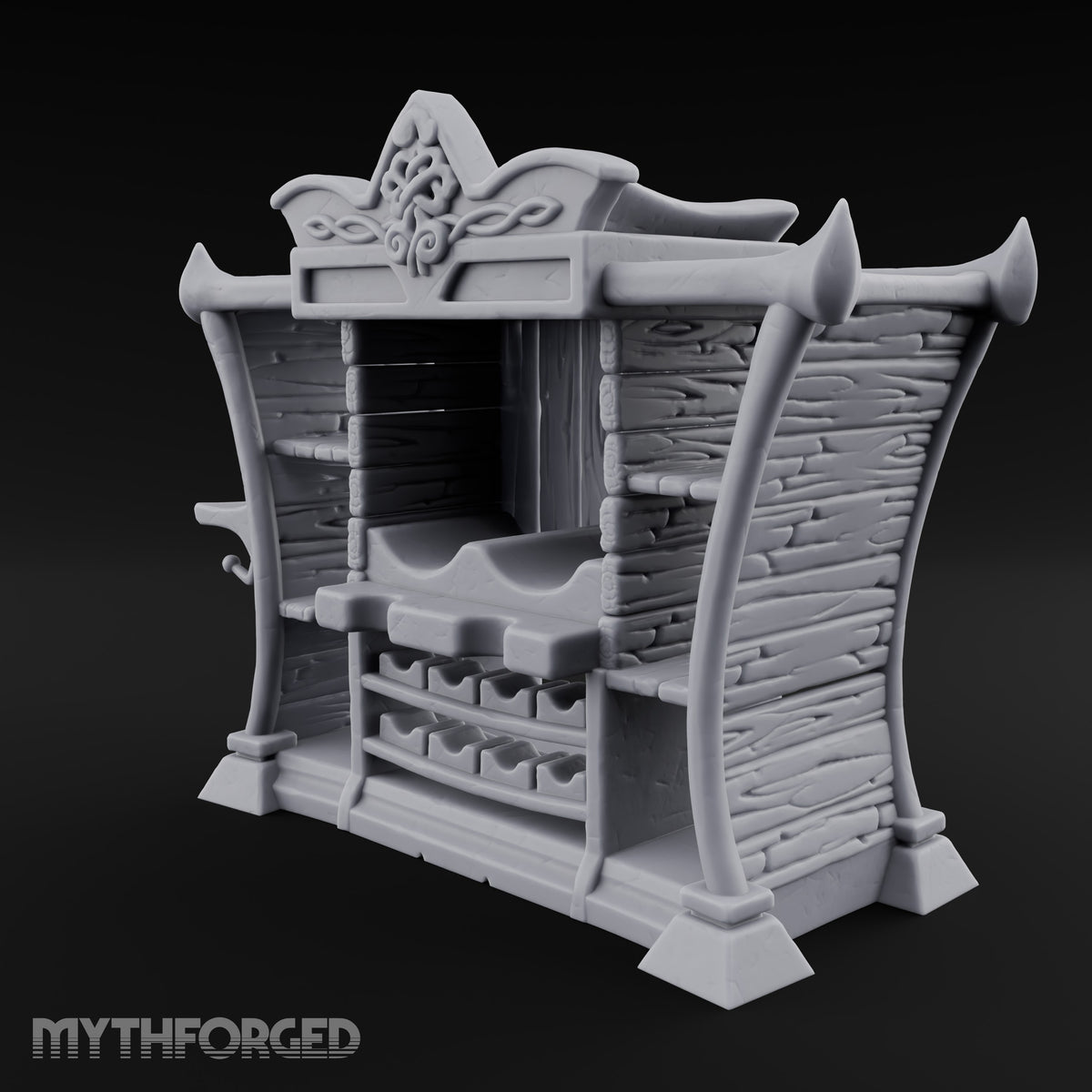 Two Kegs, Zero Last Orders Wooden Tavern Drinks Cabinet — Empty