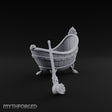 Clawed Feet Wooden Clawfoot Bathtub with Brush