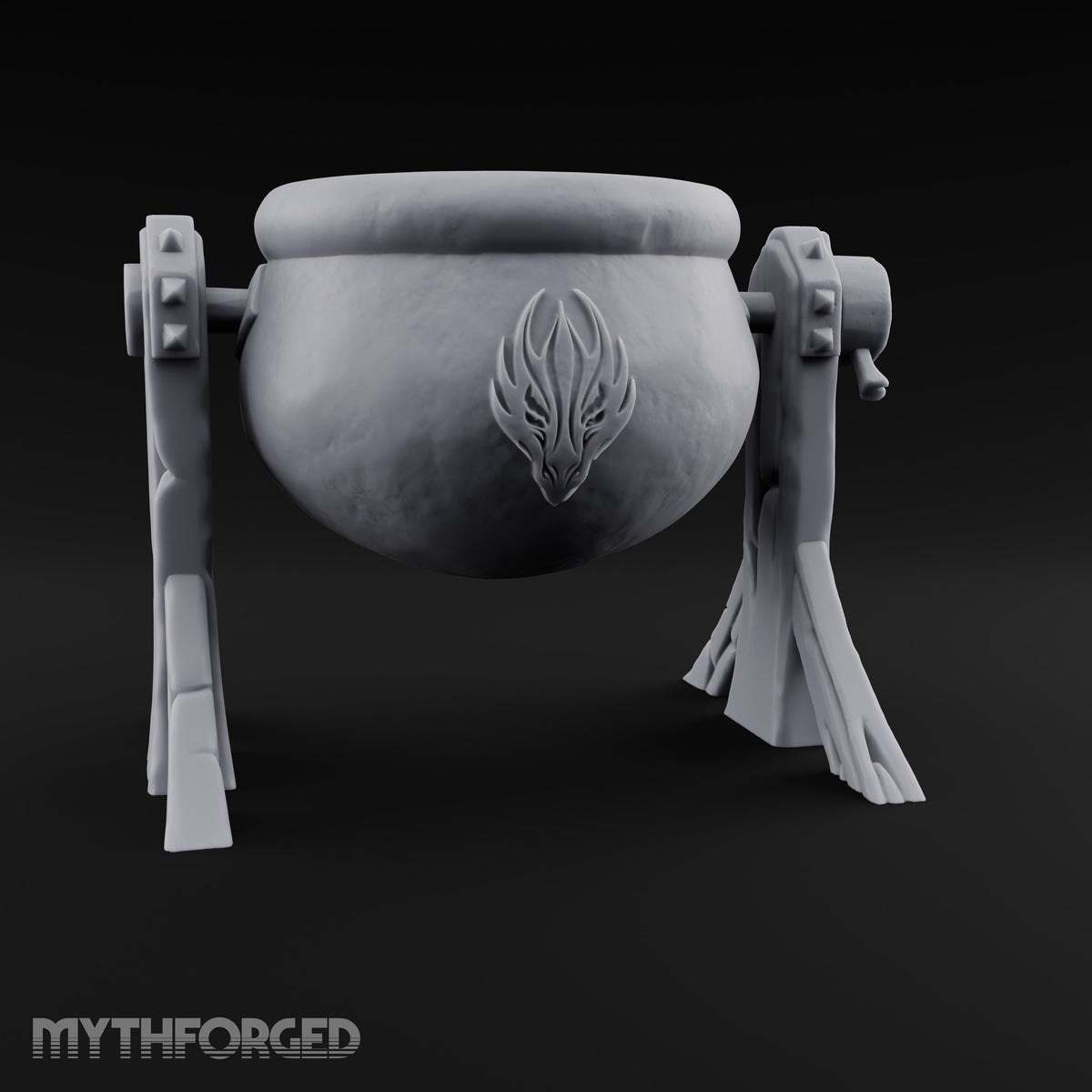 Tip Gently, It's Bubbling Tilting Cauldron on Stand