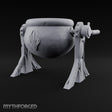 Tip Gently, It's Bubbling Tilting Cauldron on Stand