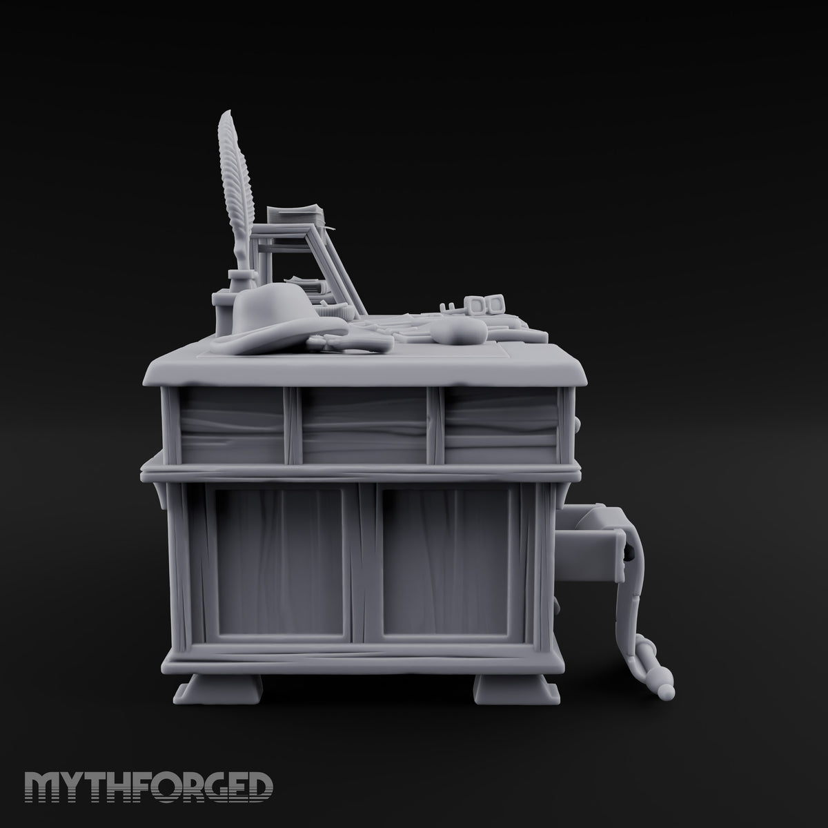 Case Files Still Pinned Wooden Investigator Office Furniture D