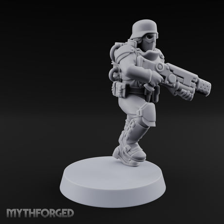 Breathe Easy, Fight Hard Human Gas-Masked Soldier B — 1