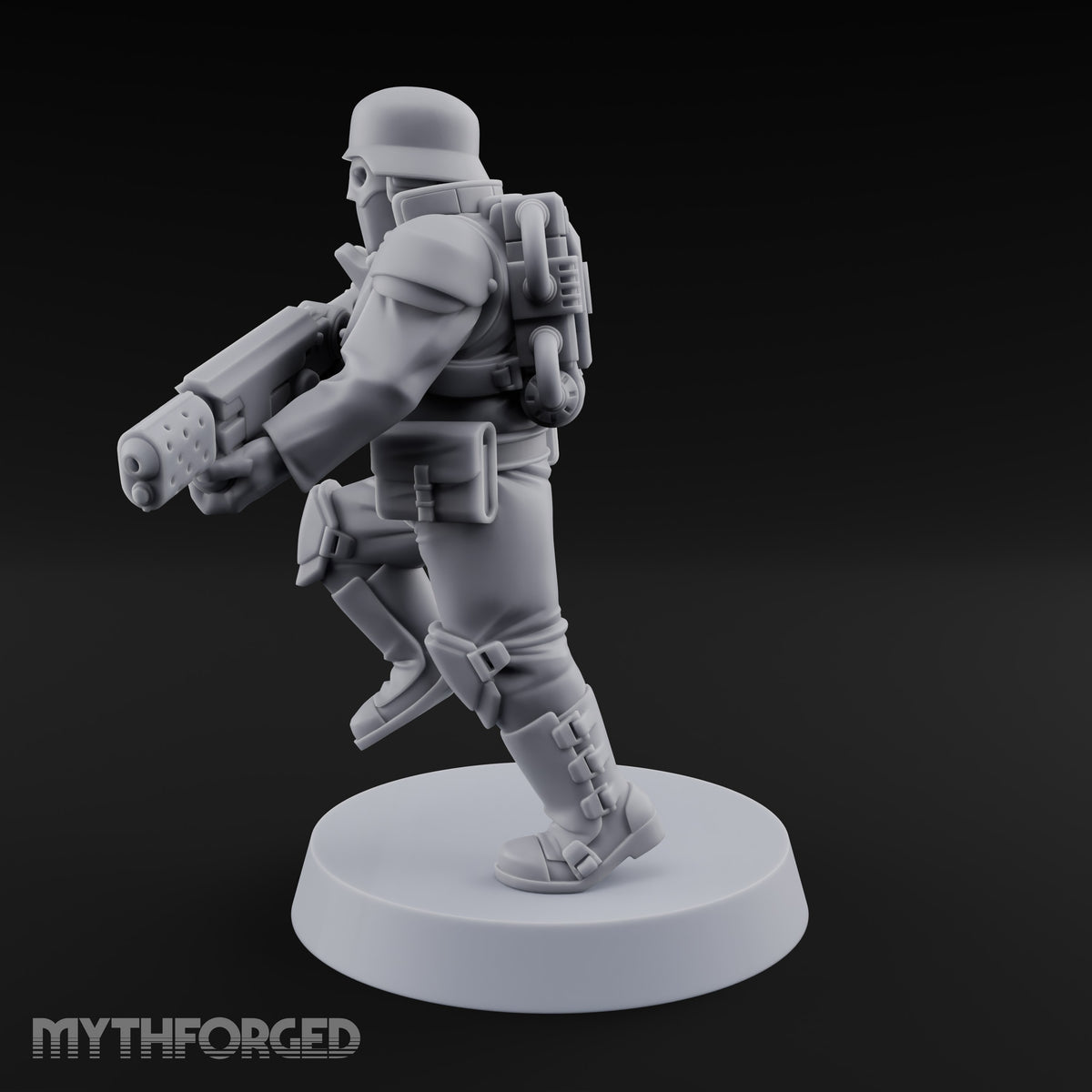 Breathe Easy, Fight Hard Human Gas-Masked Soldier B — 1