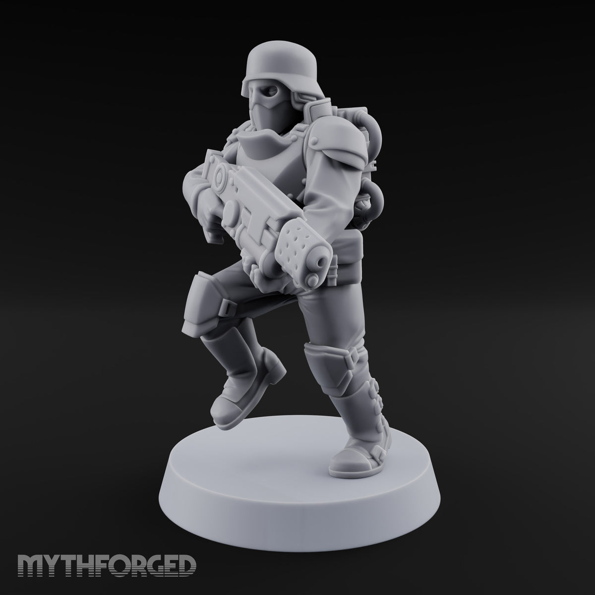 Breathe Easy, Fight Hard Human Gas-Masked Soldier B — 1