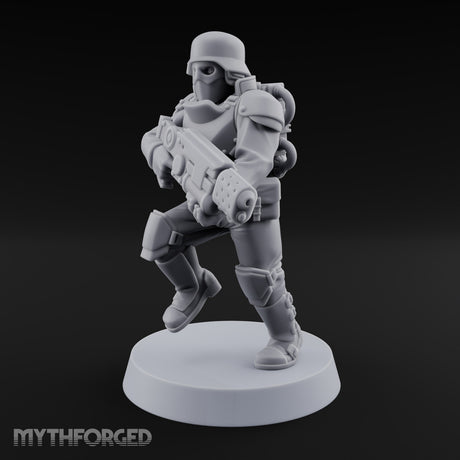Breathe Easy, Fight Hard Human Gas-Masked Soldier B — 1